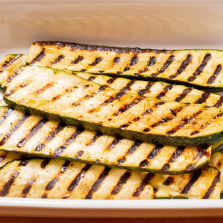 Grilled Zucchini for Poulet Jardin