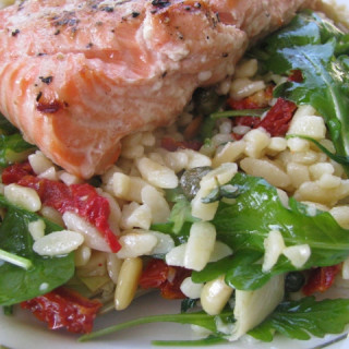 Grilled Salmon and Orzo "O" Style Recipe