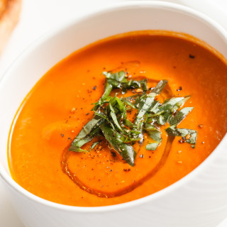 Grilled Tomato Soup with Gremolata