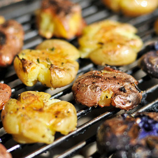 Grilling: Smashed Potatoes