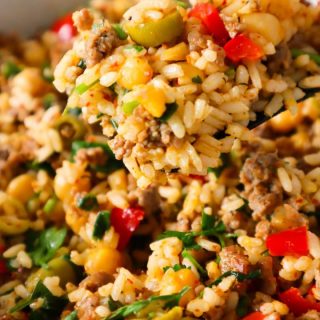 Ground Turkey and Rice Skillet Recipe - Belly Full