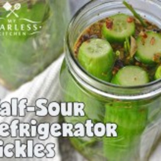 Half-Sour Refrigerator Pickles
