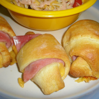 Ham and Cheese Crescent Roll-ups