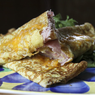 Ham and Cheese Stuffed Crepes | How to Make Crepes