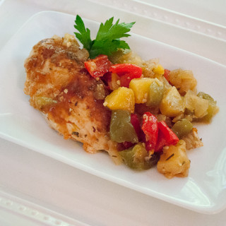 Hawaiian Chicken Breasts with Sweet Bell Peppers and Pineapple