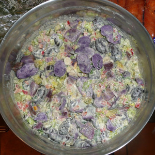 Hawaiian Surf Purple Potato Salad