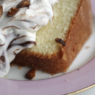 Hazelnut Bundt Cake with Nutella Whipped Cream