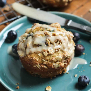 Healthy Blueberry Muffins &bull; Fit Mitten Kitchen