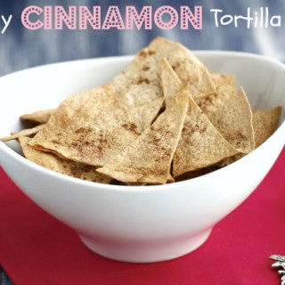 Healthy Cinnamon Tortilla Chips