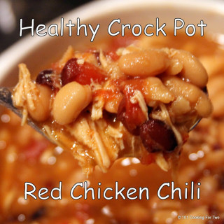 Healthy Crock Pot Red Chicken Chili