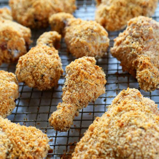 Healthy Gluten Free Baked &quot;Fried&quot; Chicken