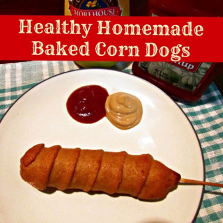Healthy Homemade Baked Corn Dogs