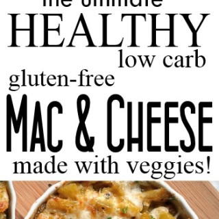 Healthy Mac and Cheese with Veggies - low carb