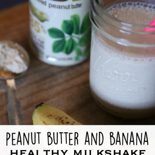 Healthy Peanut Butter Banana Milkshake