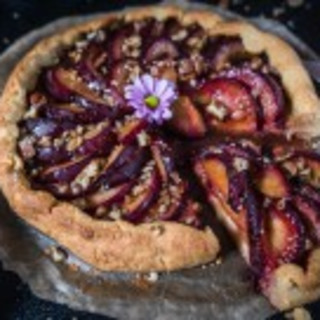 Healthy plum galette recipe
