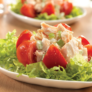 Heart Healthy Chicken Salad Stuffed Tomatoes