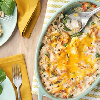 Hearty Chicken and Noodle Casserole