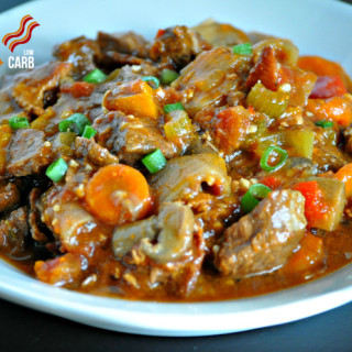 Hearty Slow Cooker Beef Stew - Low Carb, Paleo