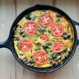 Hearty Spinach Beef Frittata Recipe