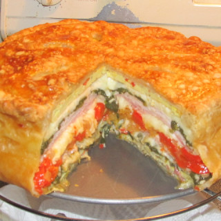 Herb Omelet Torte-image