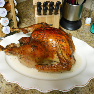 Herb Roasted Turkey with Pan Gravy by LMB