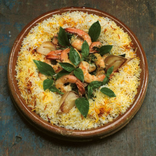 Herb & Tamarind Shrimp (Ghalieh Maygu)