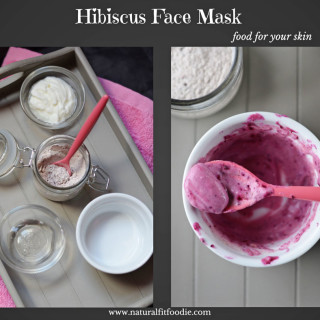 Hibiscus face mask