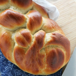 Homemade Challah Bread with a 6 Stranded Braid