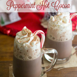 Homemade Peppermint Hot Cocoa