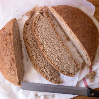 Homemade Whole Wheat Bread with Carob