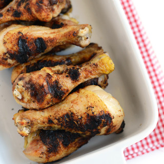Homemade BBQ Rub + Grilled Chicken Legs Recipe