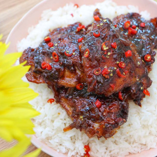 Honey and Coconut Caramelized Chicken