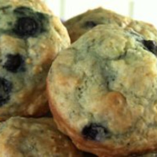 Honey Lemon Blueberry Muffins