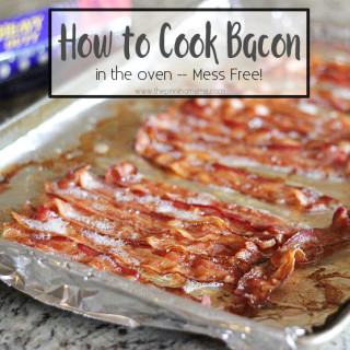 How to Cook {Perfect and Crispy} Bacon in the Oven