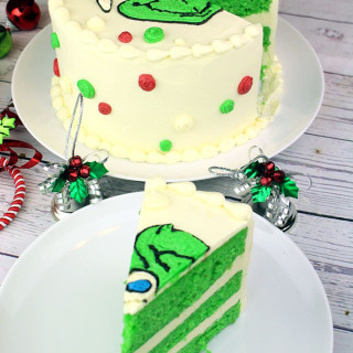 How to Make a Grinch Cake Simple Two Recipe Cake