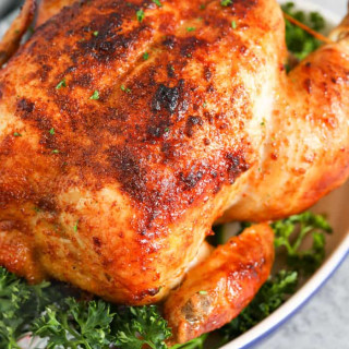 How to Make Rotisserie Chicken (Rotisserie or Oven)
