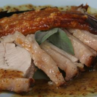 How to roast pork loin with crackling
