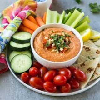 App Tray - Hummus & Veggies 