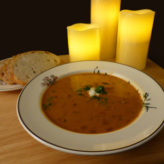 Hungarian Mushroom Soup, from the Moosewood Cookbook