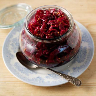 India-Pickled red cabbage