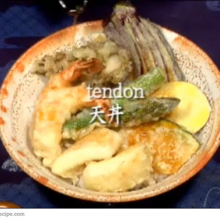 Tendon Japanese Tempura Rice Bowl Recipe