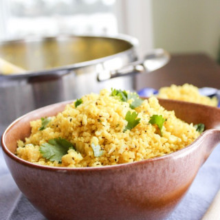 Indian-Spiced Cauliflower “Rice”