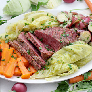 Instant Pot Corned Beef with Cabbage, Carrots, and Buttered Potatoes