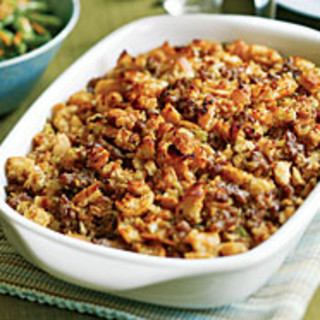 Italian Bread and Sausage Stuffing