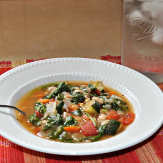 Italian White Bean and Spinach Soup (THM: E, low-fat, gluten-free)
