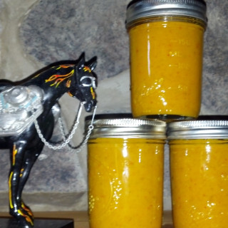 Jack Daniels Hot Mustard (for canning)
