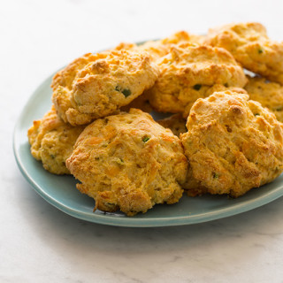 Jalapeno and Cheddar Cornmeal Biscuits