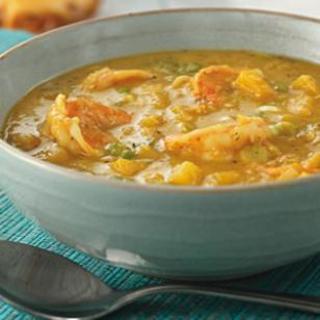 Jamaican Curried Shrimp  and  Mango Soup