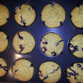 Jane's Blueberry Oat Muffins