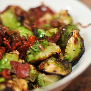 Jeffrey's Green Chile Bacon Brussel Sprouts